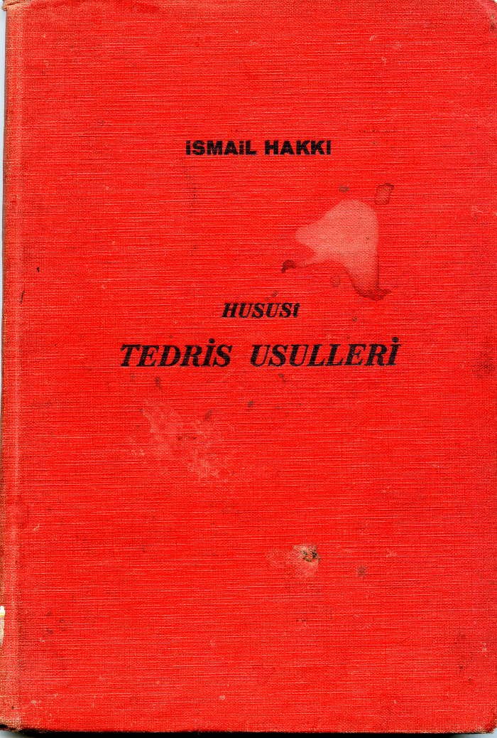 Ismayıl Hakkı Baltacıoğlu - Hususi Tedris Usulleri